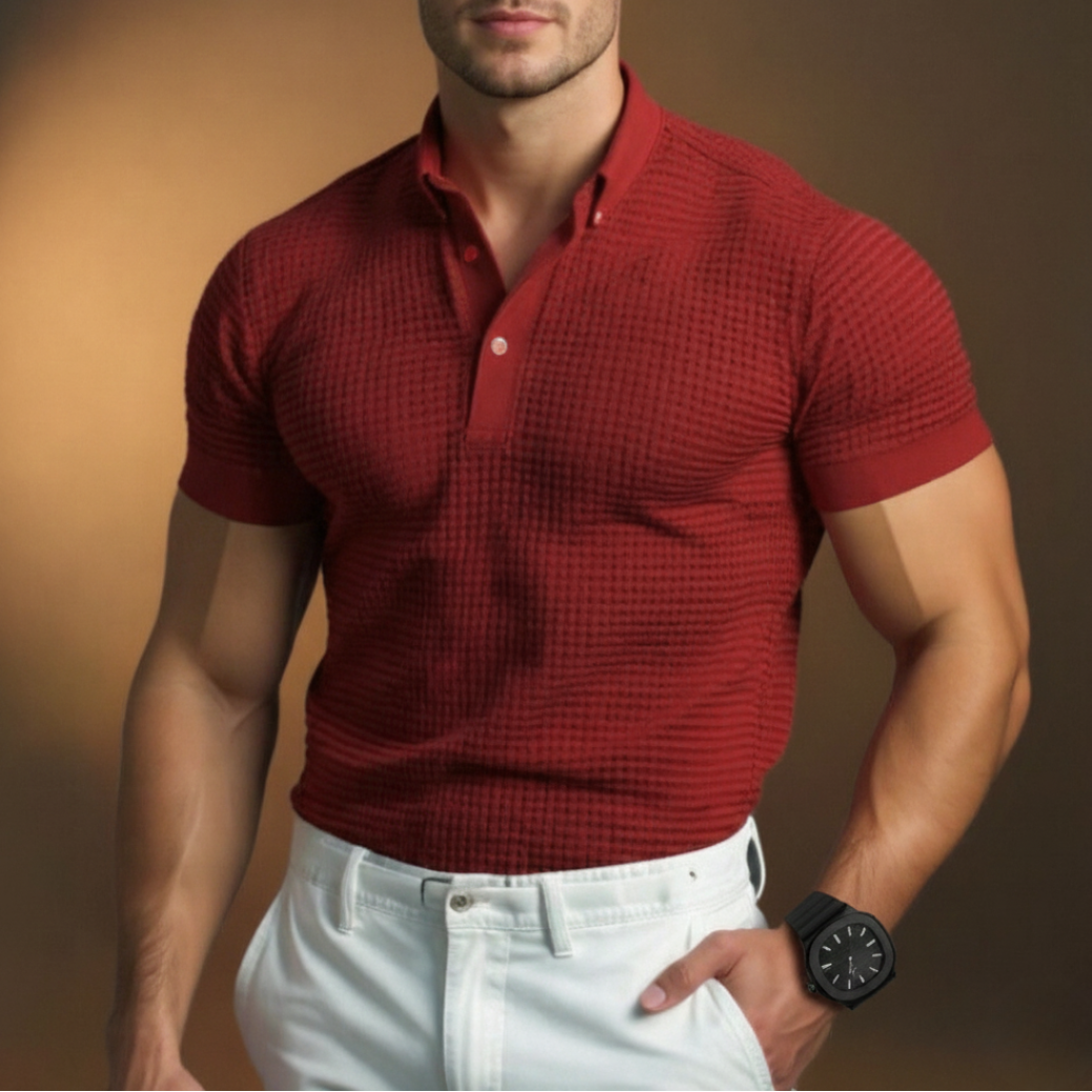 Men's everyday commuter short-sleeved shirt