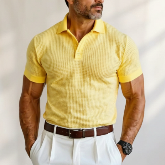 Men's everyday commuter short-sleeved shirt
